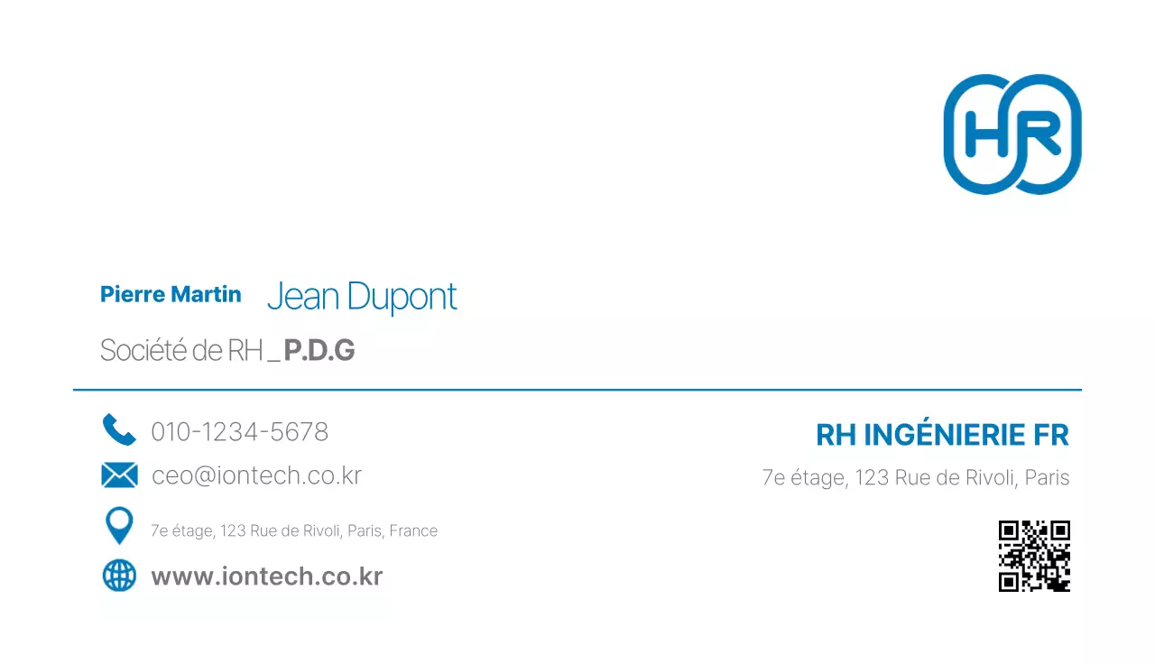 Logo d'ingénierie moderne bleu