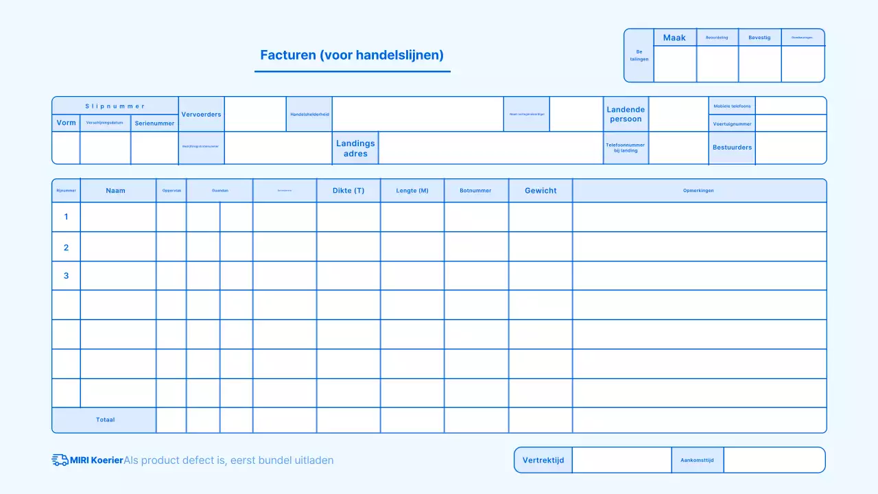 Sky Blue Basis Factuurhandleiding