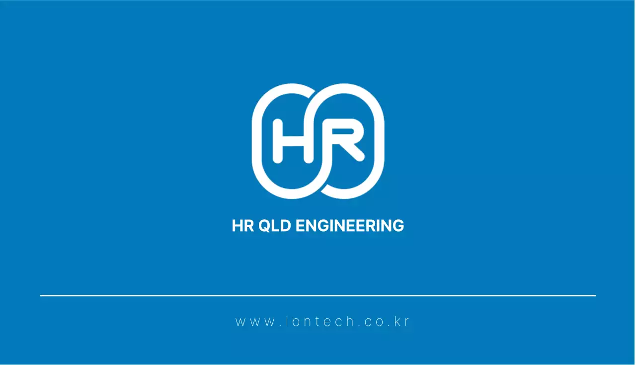 Blaues modernes Engineering-Logo