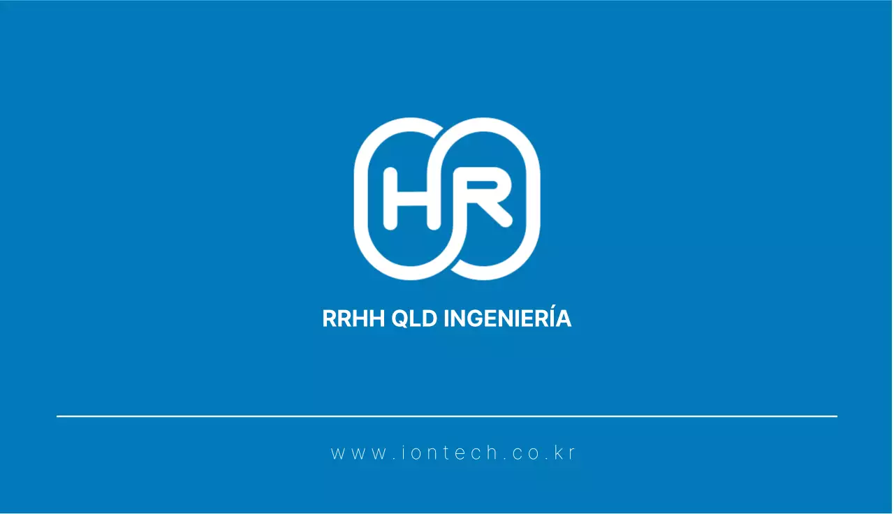 Logotipo de ingeniería moderna azul