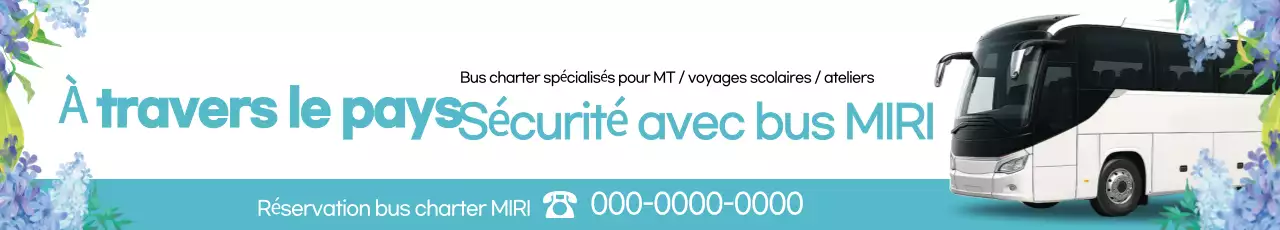 Promotion de réservation de bus Mint Clean Charter Tour