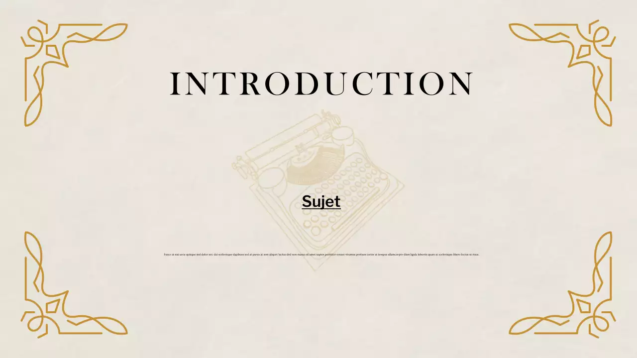 Présentation des études historiques classiques beiges