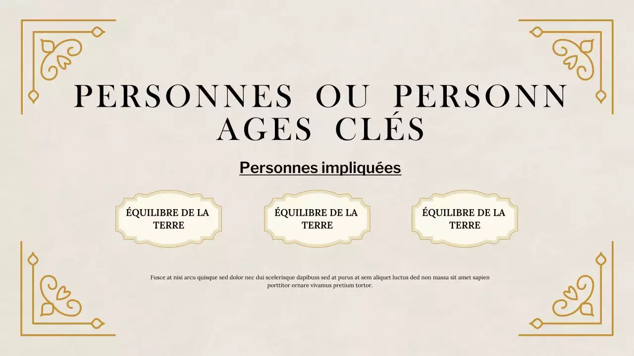 Présentation des études historiques classiques beiges