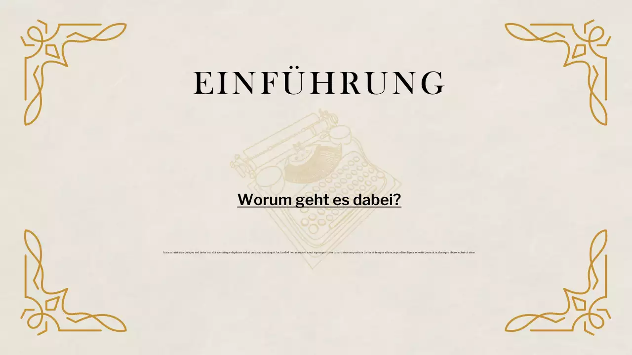 Beige Klassische Historische Studien Präsentation