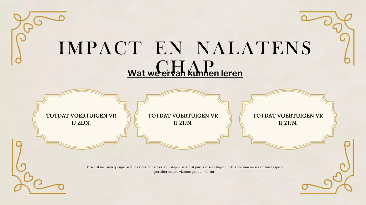 Beige Klassieke Historische Studies Presentatie