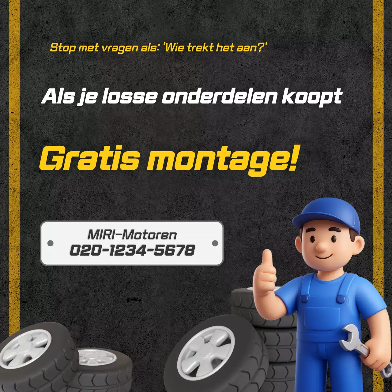 Black Basic Auto-onderdelen Reparatie