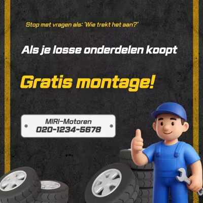 Black Basic Auto-onderdelen Reparatie