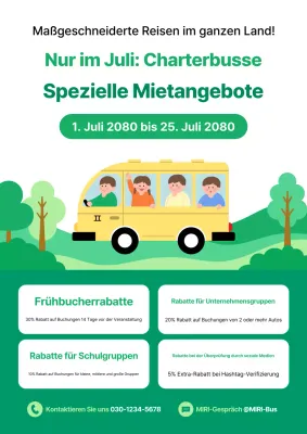Green Simple Event-Werbung