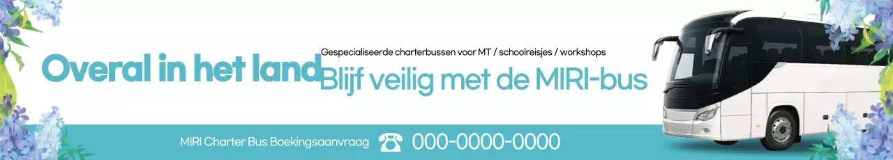 Mint Clean Charter Tourbus Reserveringsactie