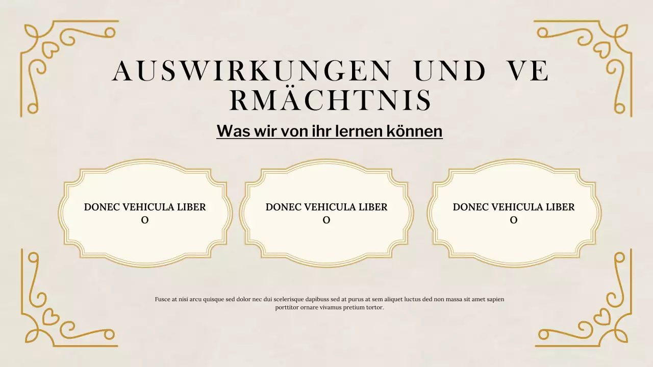 Beige Klassische Historische Studien Präsentation