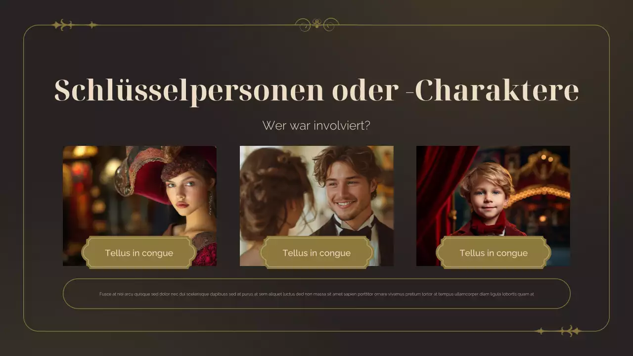 Braune Vintage Literatur Historische Studien Präsentation