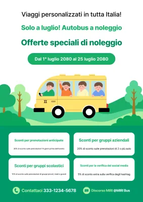 Promozione di eventi Green Simple