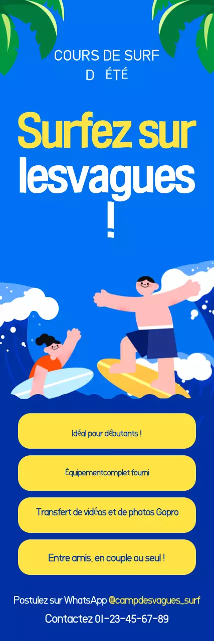 Promotion sportive Blue Pop