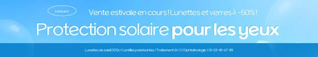Montures de lunettes modernes bleues à prix réduit