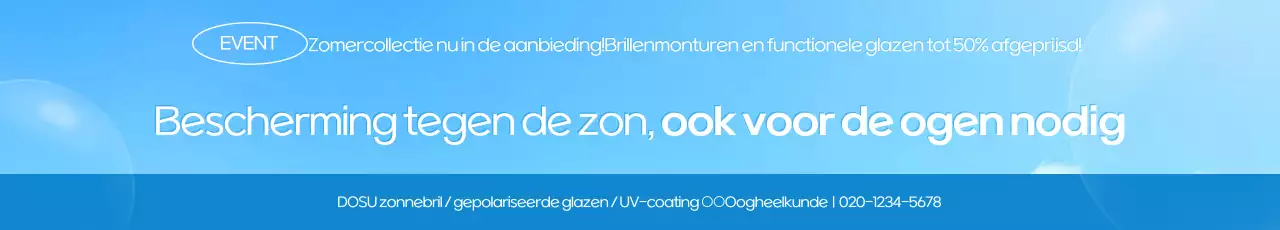 Korting op blauwe moderne brilmonturen