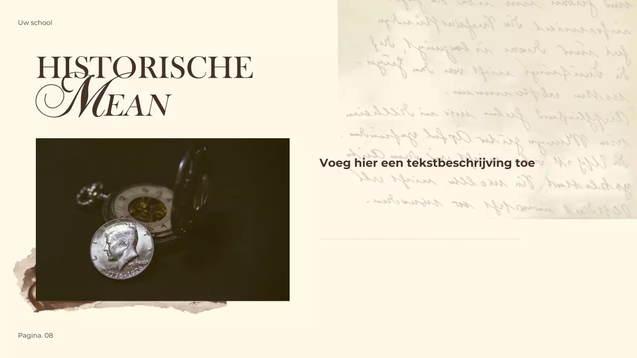 Bruine Vintage Historische Presentatie