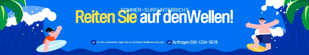 Blue Pop Sports-Werbung