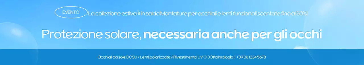 Montature per occhiali moderne blu scontate
