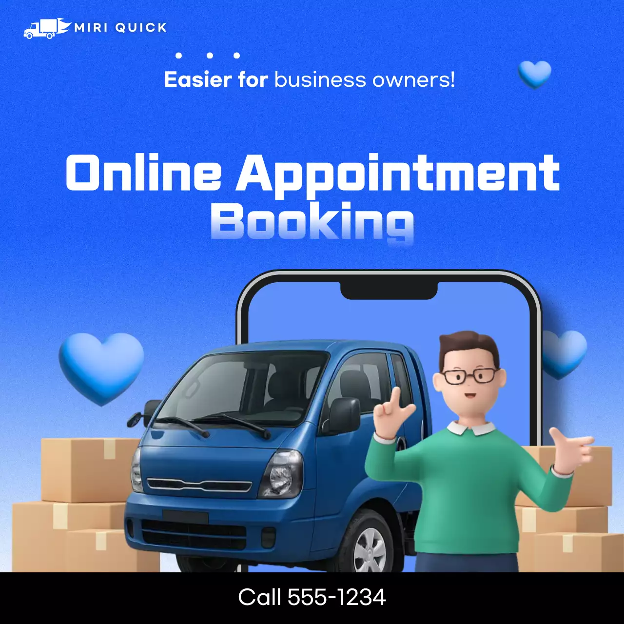 Publicidade Online Moderna Azul