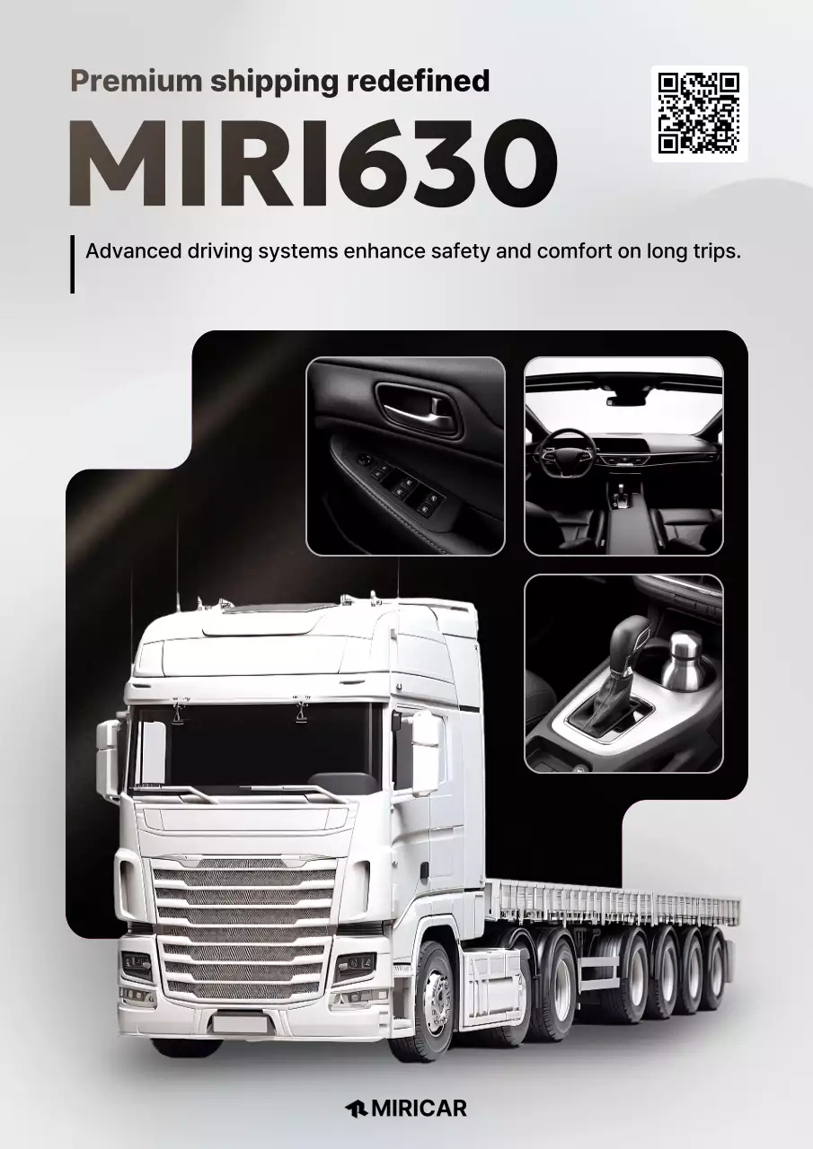 Quảng cáo xe hơi hiện đại màu xám