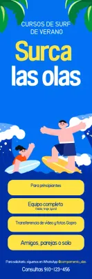 Promoción deportiva Blue Pop