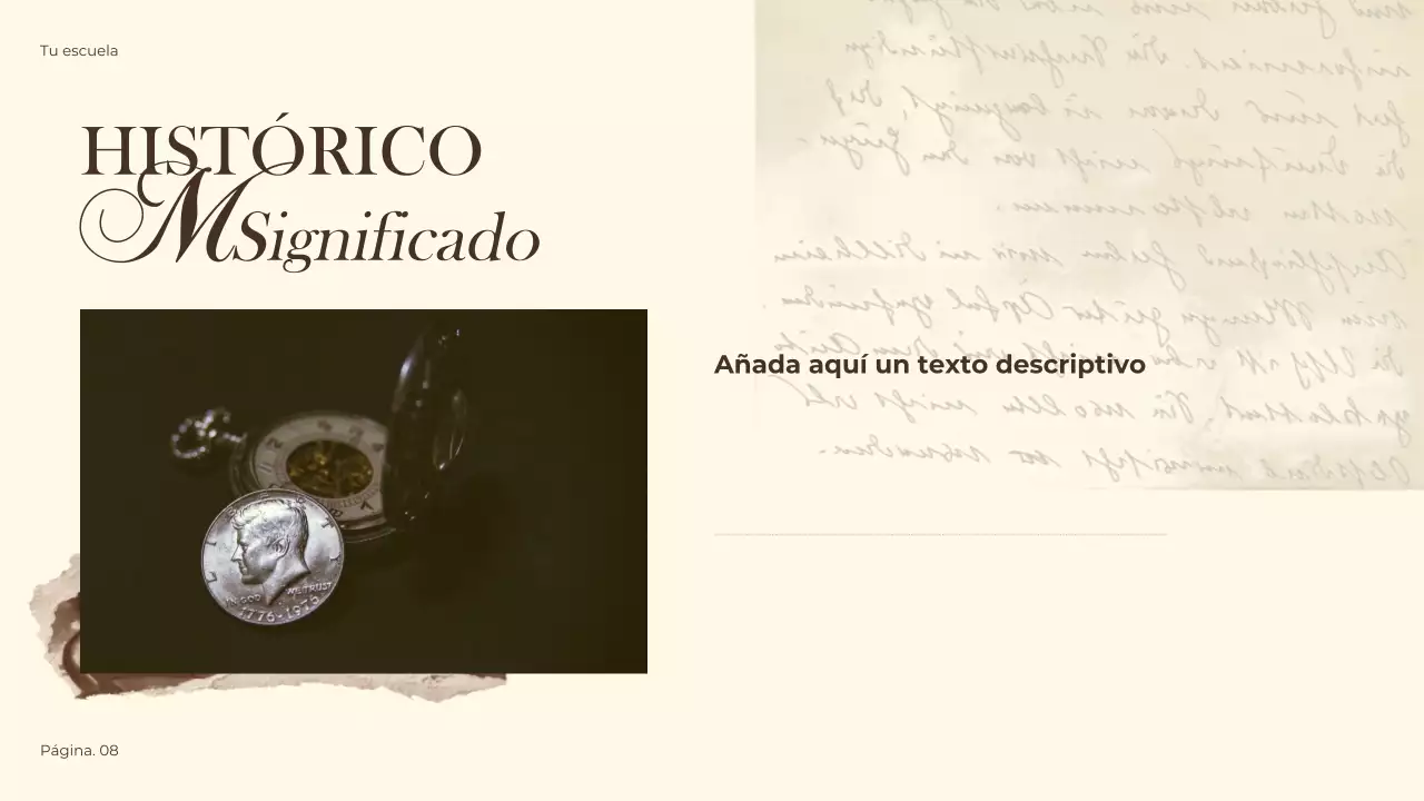 Presentación histórica de Brown Vintage