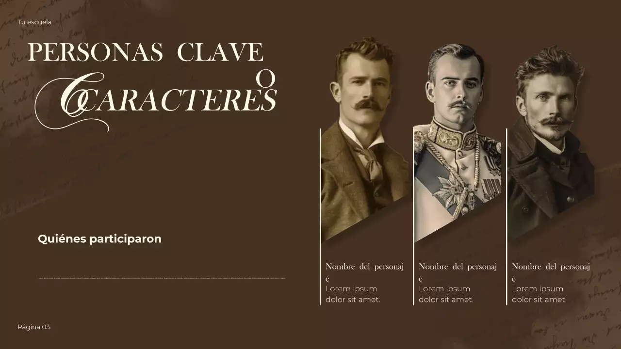 Presentación histórica de Brown Vintage