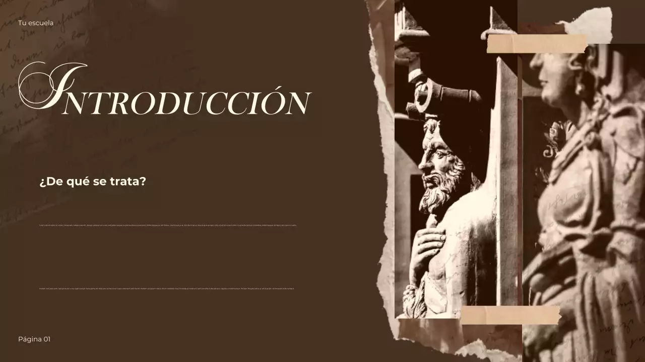 Presentación histórica de Brown Vintage