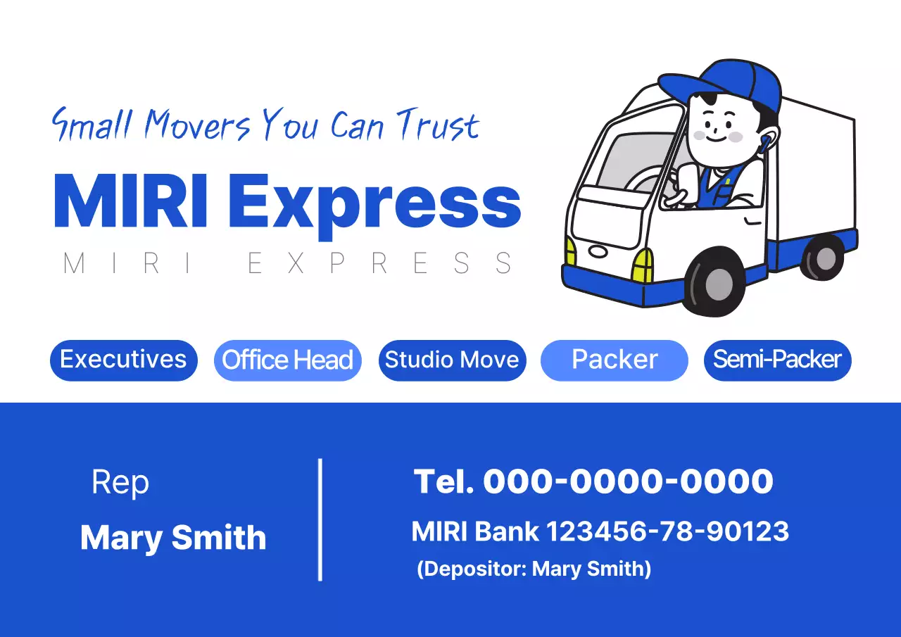 Quảng cáo dịch vụ chuyển nhà Blue Clean