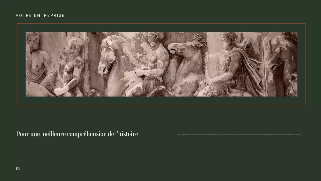 annonce d'événement historique vintage marron