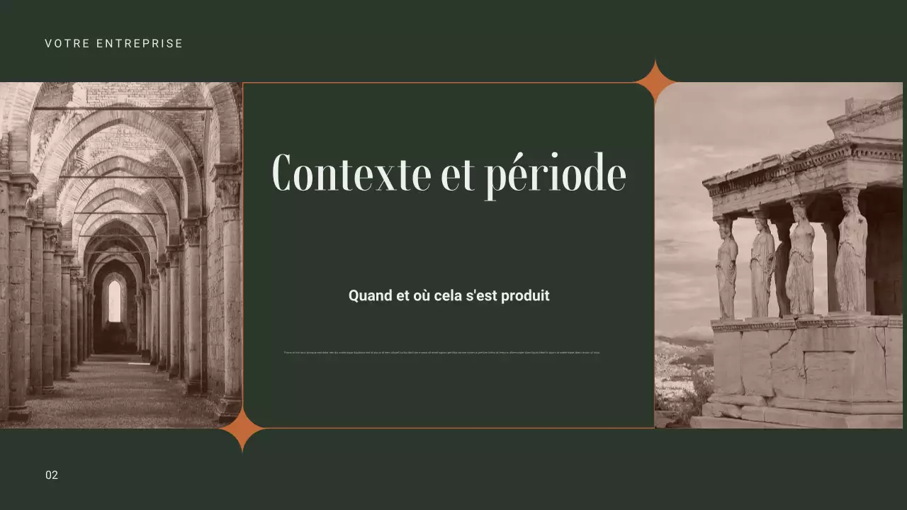 annonce d'événement historique vintage marron