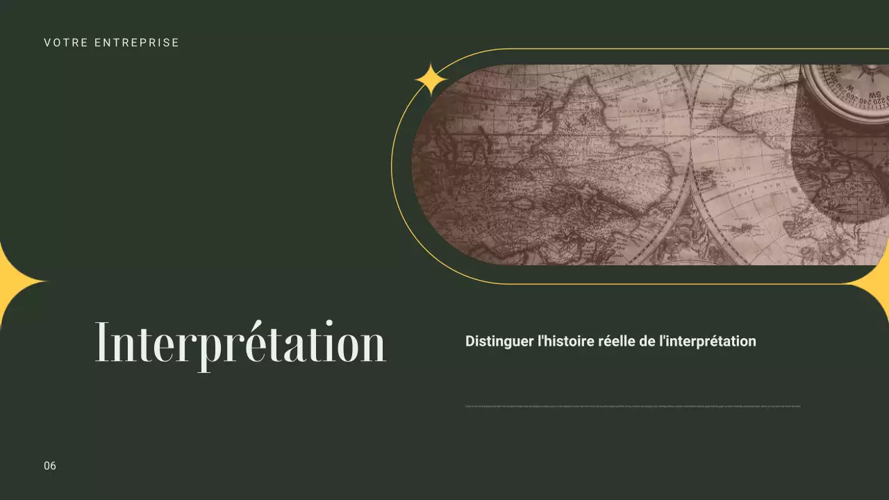 annonce d'événement historique vintage marron