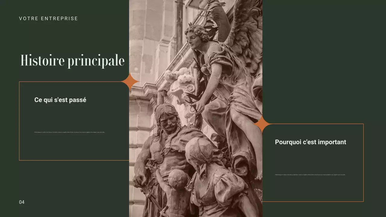 annonce d'événement historique vintage marron