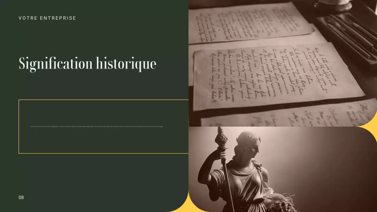 annonce d'événement historique vintage marron