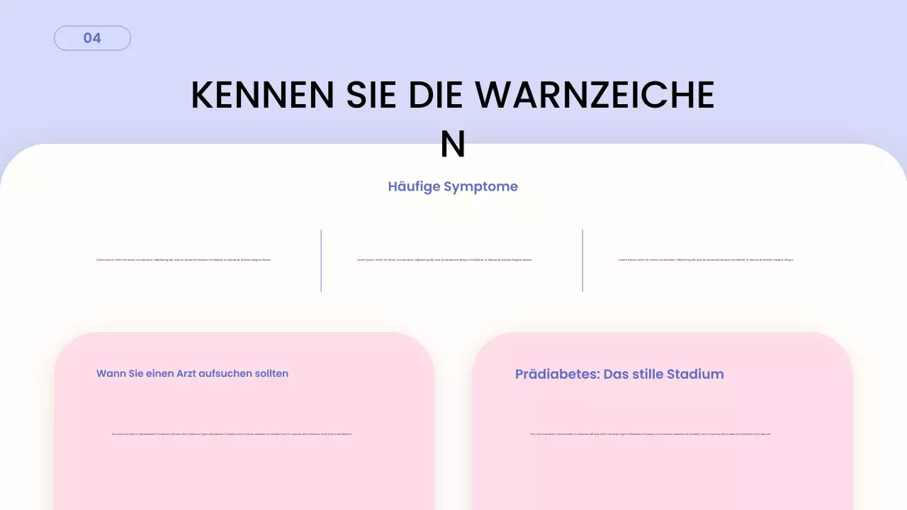 Pastellfarbener moderner Gesundheitsratgeber Präsentation