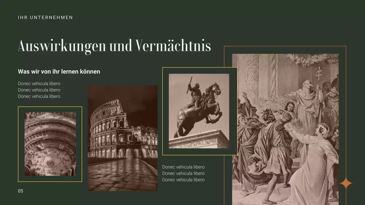 braune Vintage-Ankündigung eines historischen Ereignisses