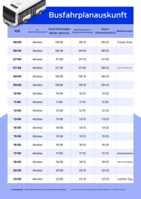 Blauer Basis-Verkehrsleitfaden