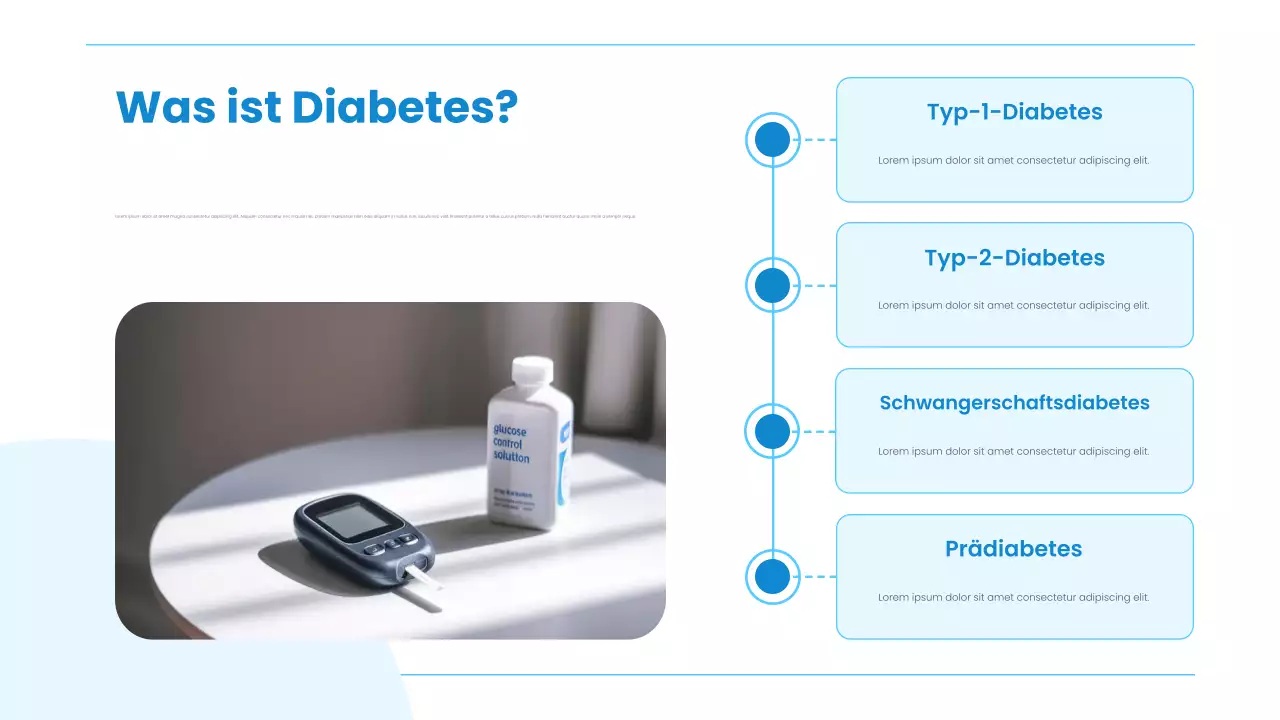 Blue Modern Health Vortragspräsentation