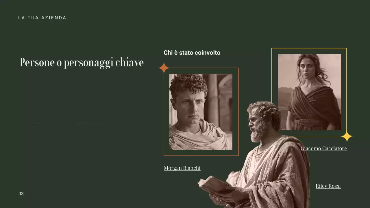 annuncio di evento storico vintage marrone