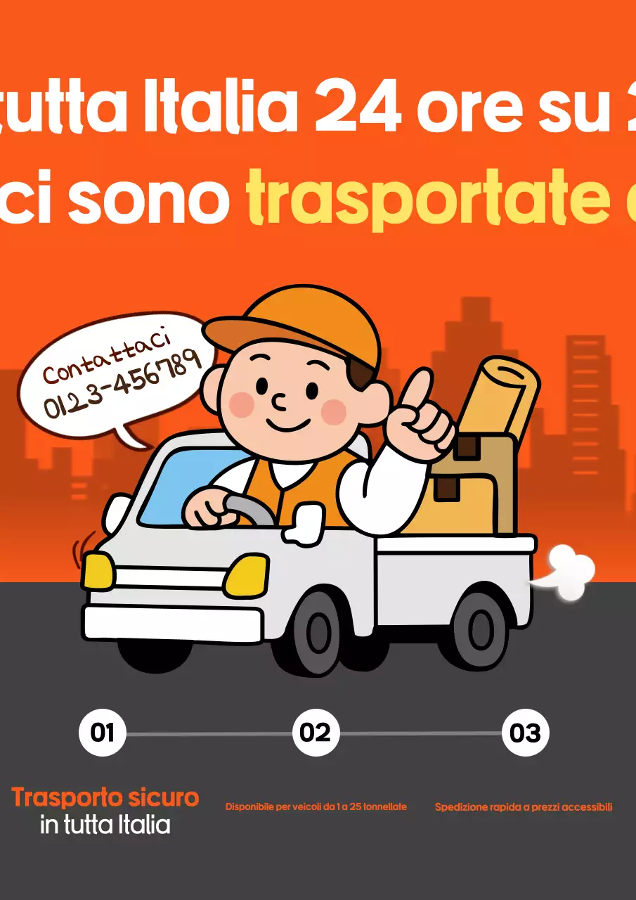 Pubblicità di Orange Kitsch Transport