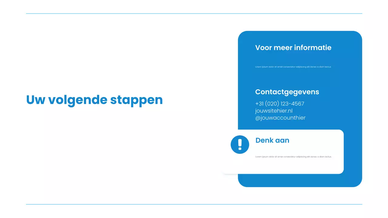 Presentatie van de Blue Modern Health-lezing