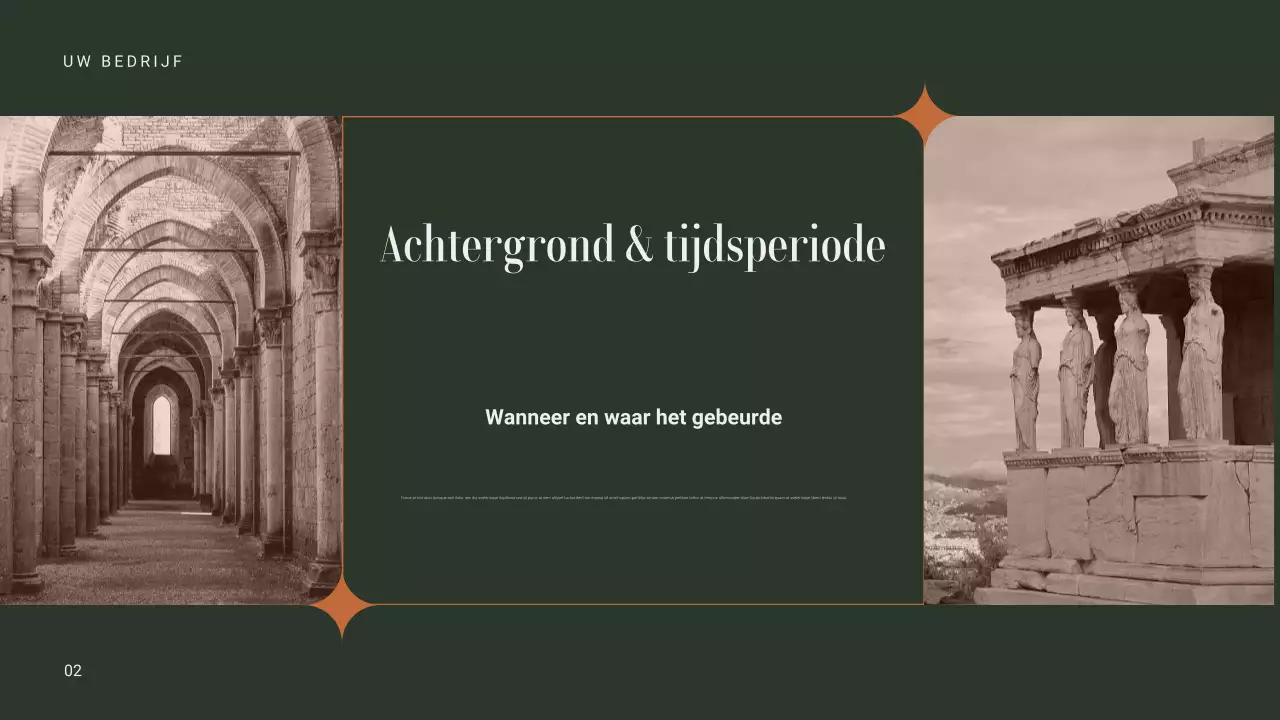 bruine vintage historische gebeurtenisaankondiging