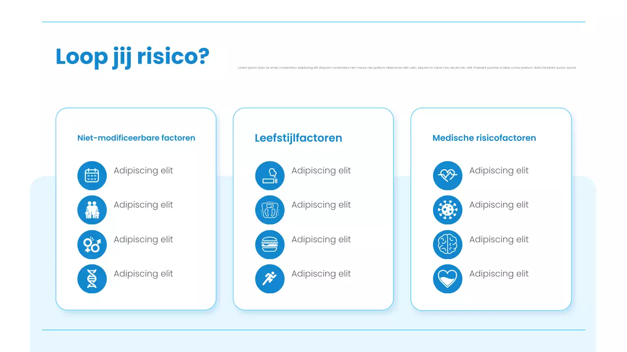 Presentatie van de Blue Modern Health-lezing