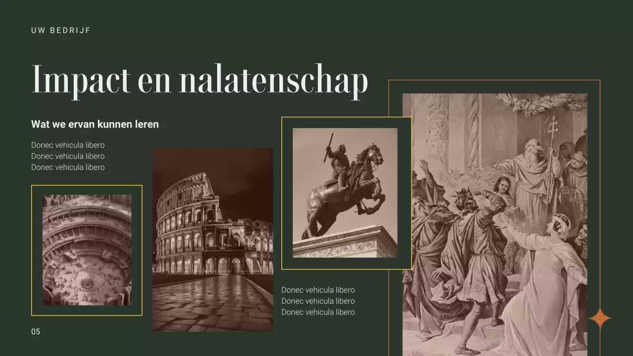 bruine vintage historische gebeurtenisaankondiging