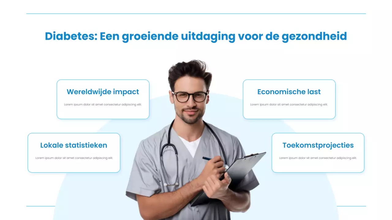 Presentatie van de Blue Modern Health-lezing