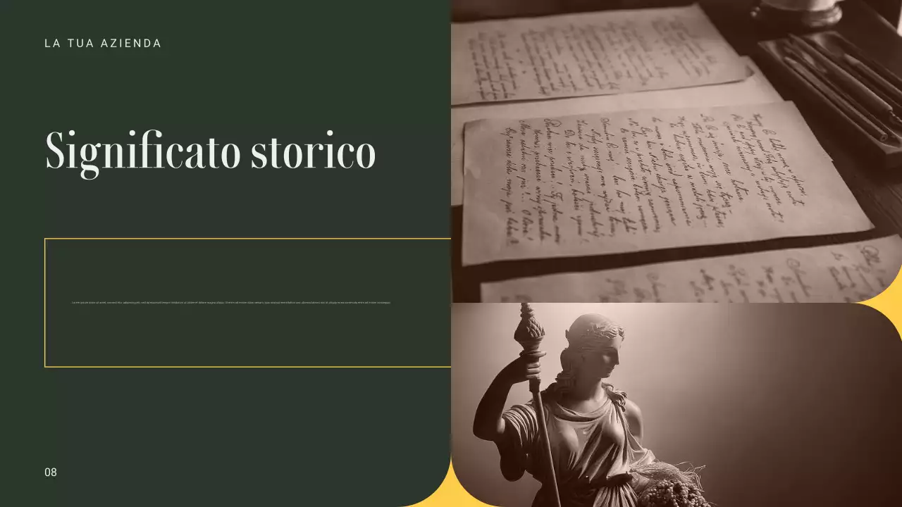 annuncio di evento storico vintage marrone