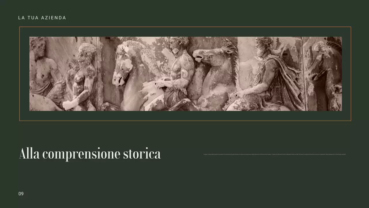 annuncio di evento storico vintage marrone