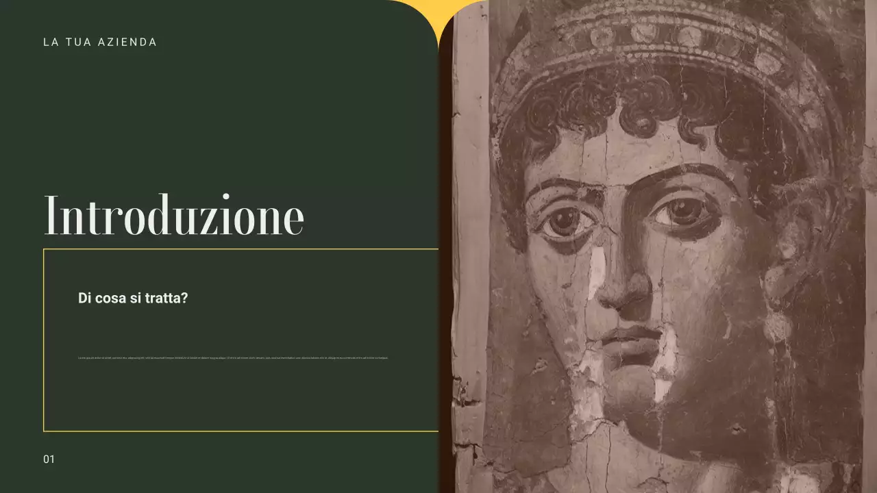 annuncio di evento storico vintage marrone