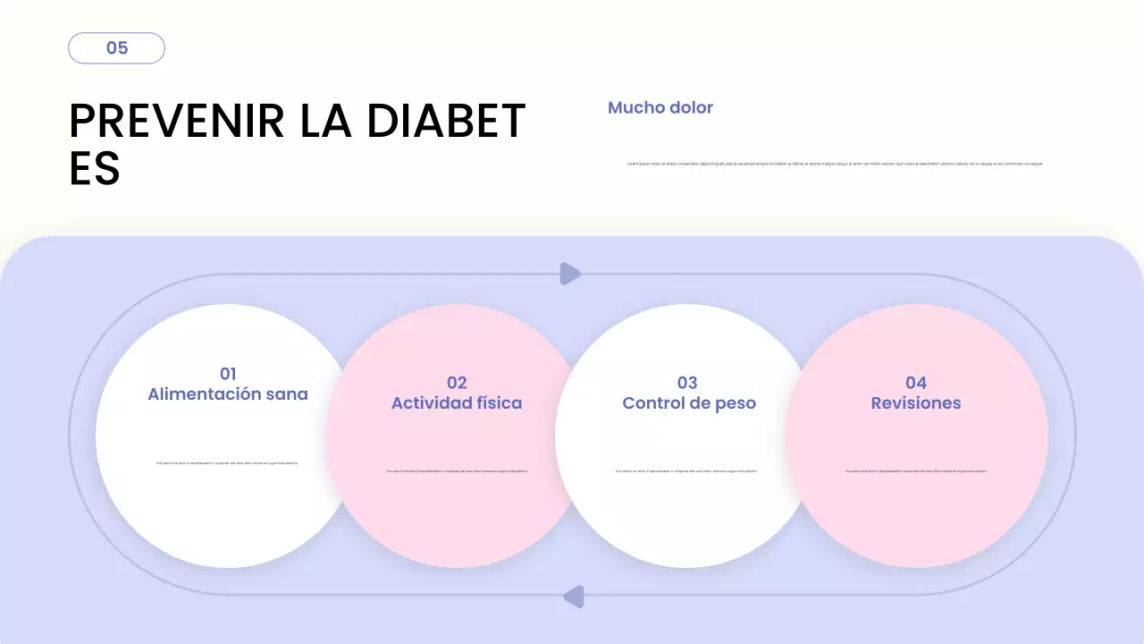 Presentación de la Guía de Salud Moderna en tonos Pastel