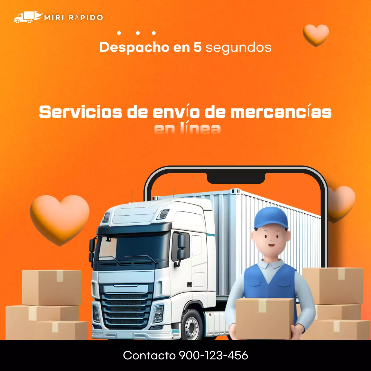 Anuncio del Servicio de Transporte Moderno de Orange